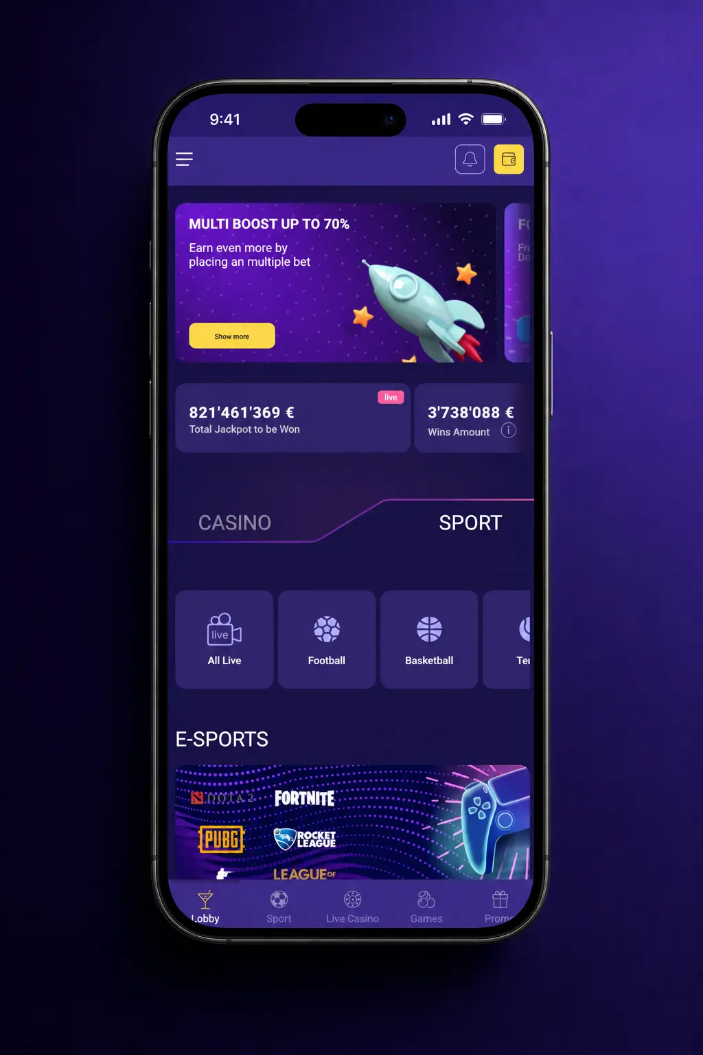 Lalabet gokkasten lobby openen, inzet instellen en automatisch spelen activeren via mobiel of desktop