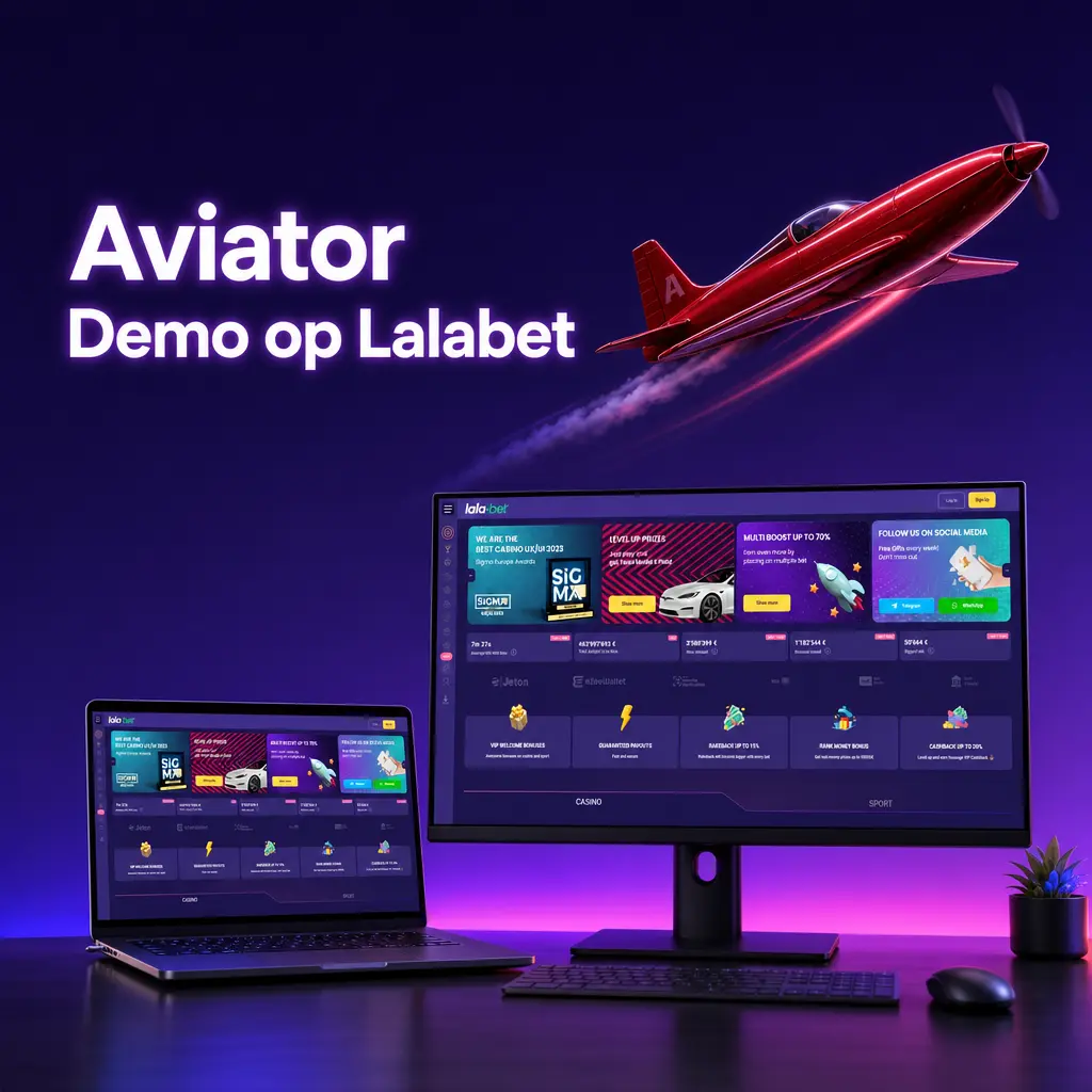 Aviator demomodus op Lalabet met virtueel tegoed, Auto Bet en dubbele inzetten zonder registratie