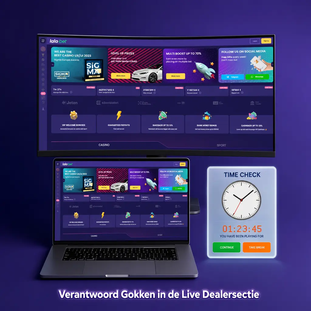 Verantwoord gokken bij Lalabet: sessielimieten, zelfuitsluiting en CRUKS-samenwerking voor Nederlandse spelers