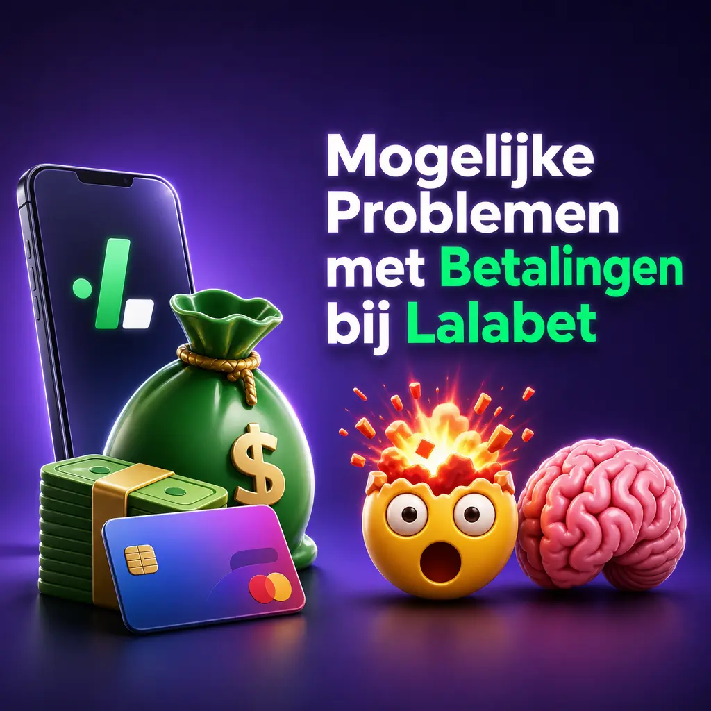 Overzicht van veelvoorkomende betalingsproblemen bij Lalabet, inclusief stortingen, opnames en cryptotransacties.