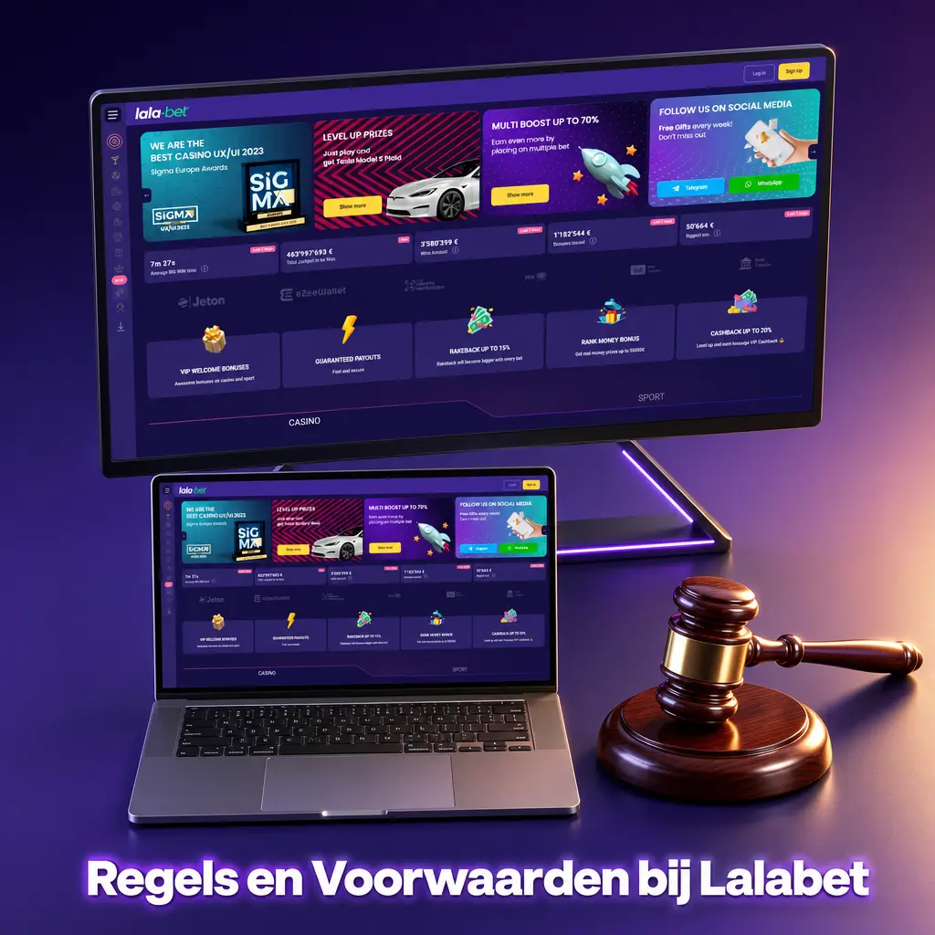 Lalabet algemene voorwaarden Nederland: leeftijdsverificatie, bonusregels en eerlijk spelbeleid