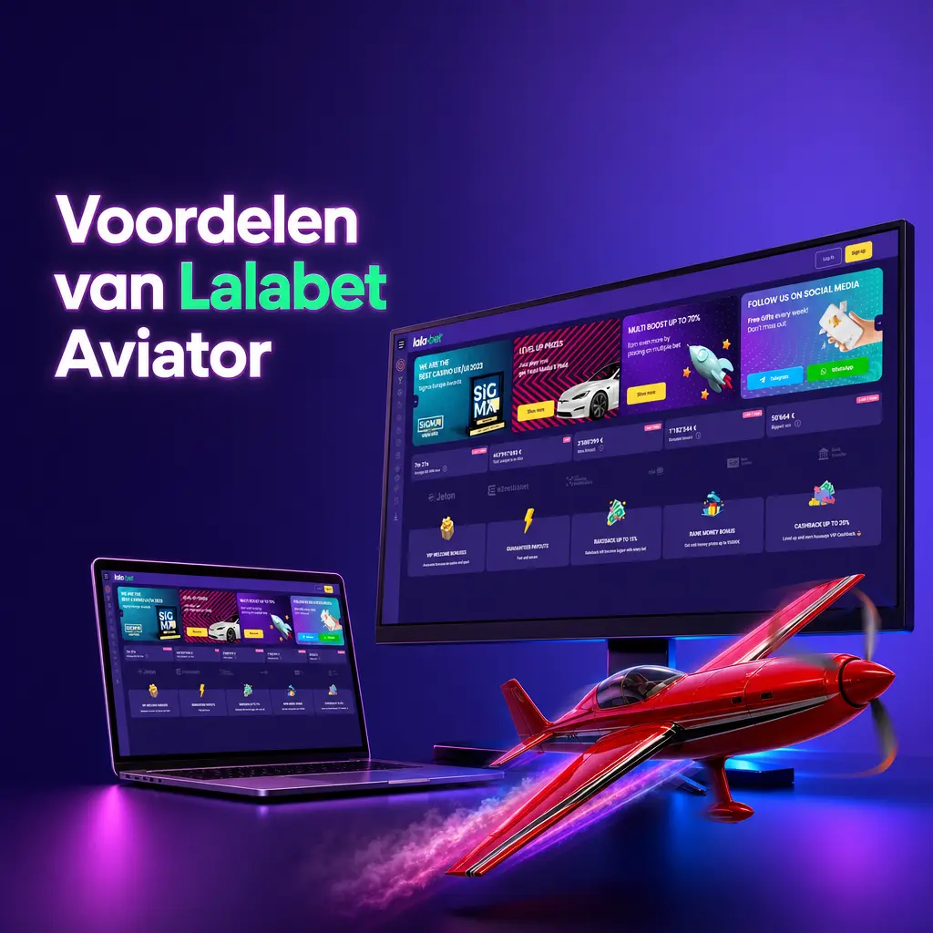 Voordelen van Lalabet Aviator: hoge RTP 97%, multipliers tot 100x en Provably Fair certificering